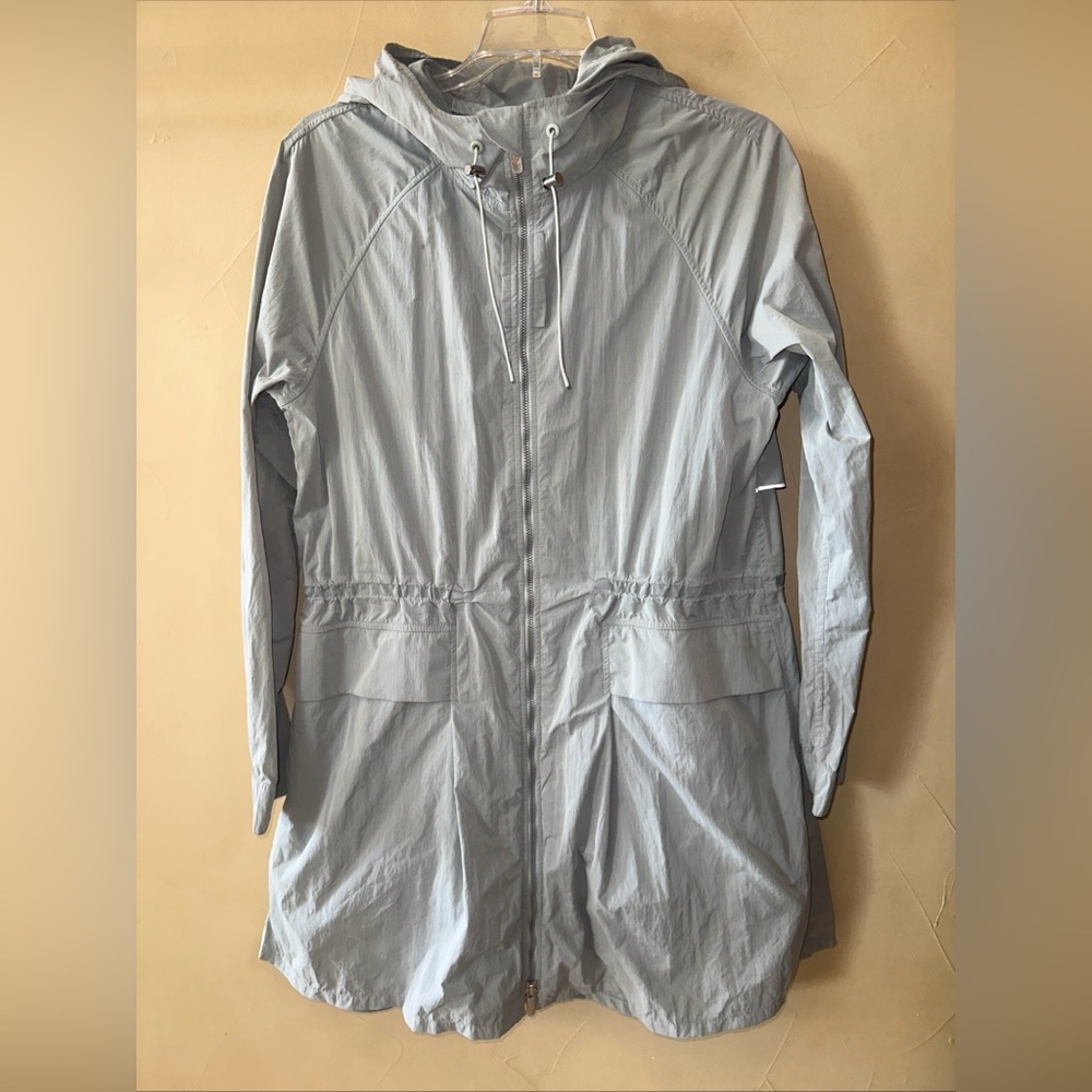 Lululemon Pack & Glyde Hooded Jacket Windbreaker Gray Size 4 Water Resistant